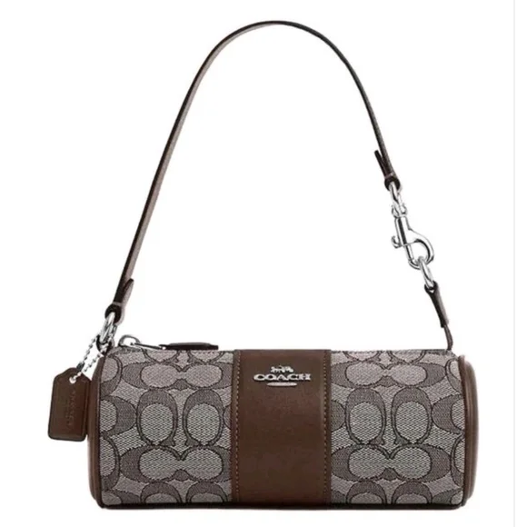 ONE DAY SALE...Coach Signature Jacguard Barrel Nolita Maple - Picture 10 of 10